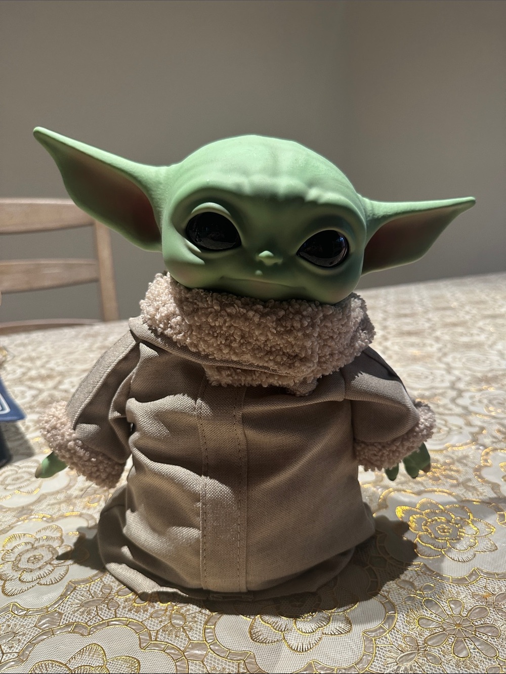 Star Wars Grogu Plush Doll in Green with Tan Coat